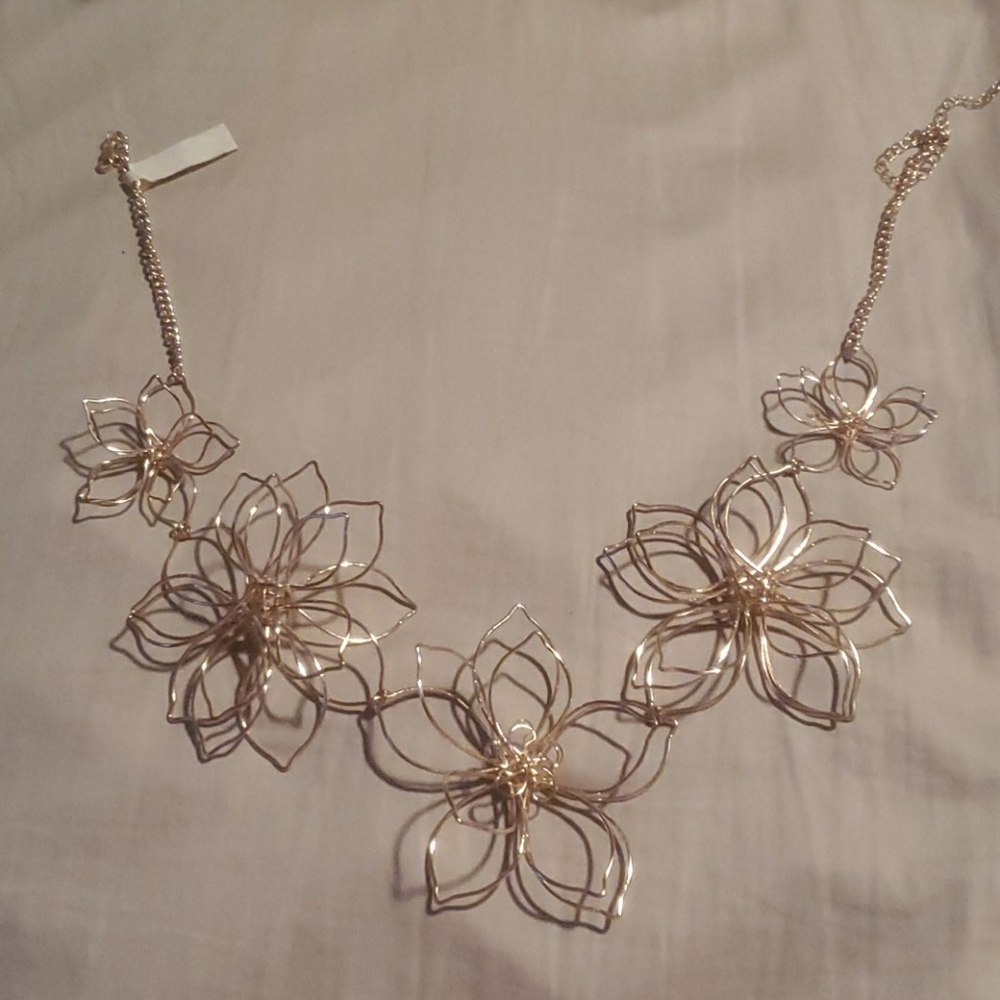Rose gold necklace